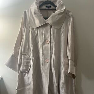 Damee Signature Swing Jacket In Champagne